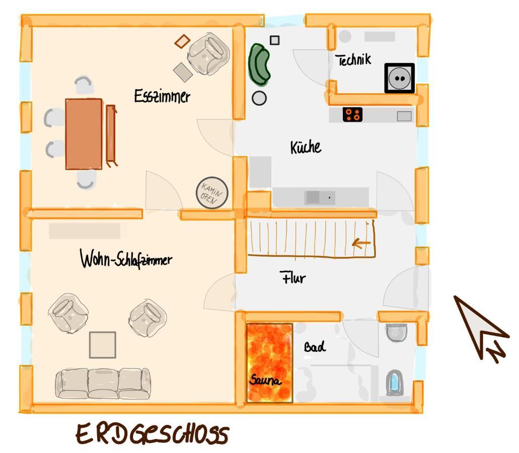 Forsthaus Zartwitzer Huette Apartment Rechlin Exterior photo